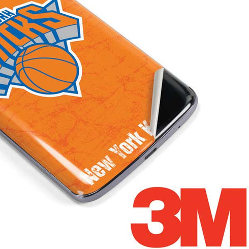 NBA New York Knicks Orange Primary Logo Moto E5 Plus Skin