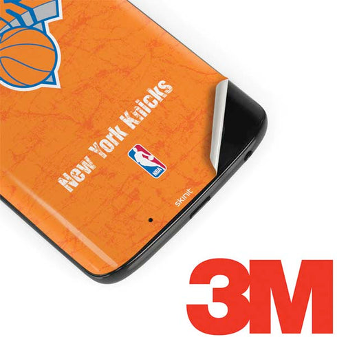 NBA New York Knicks Orange Primary Logo Moto G6 Skin