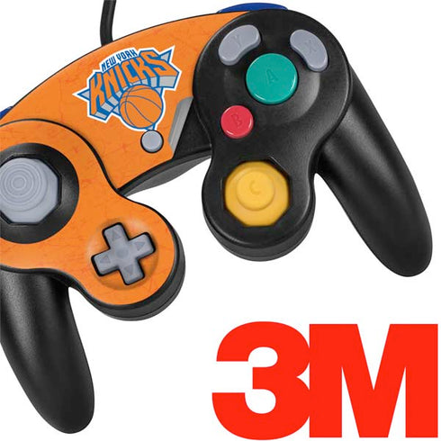 NBA New York Knicks Orange Primary Logo Nintendo GameCube Controller Skin