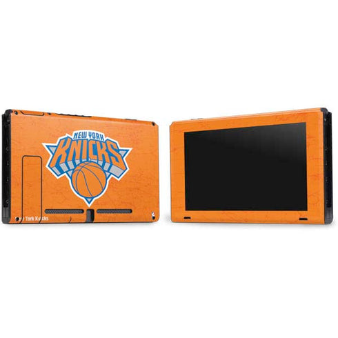 NBA New York Knicks Orange Primary Logo Nintendo Switch Bundle Skin