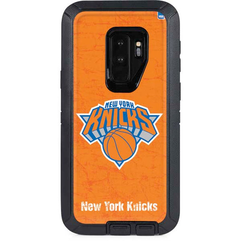 NBA New York Knicks Orange Primary Logo Otterbox Defender Galaxy Skin