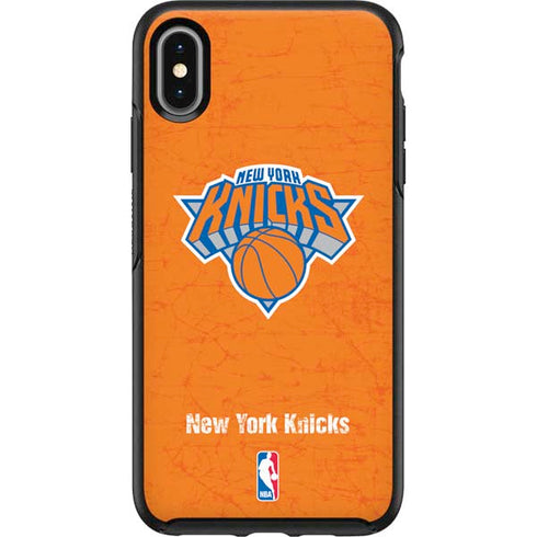 NBA New York Knicks Orange Primary Logo Otterbox Symmetry iPhone Skin