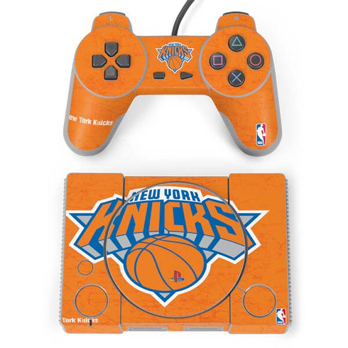 NBA New York Knicks Orange Primary Logo PlayStation Classic Bundle Skin