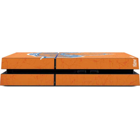 NBA New York Knicks Orange Primary Logo PS4 Console Skin