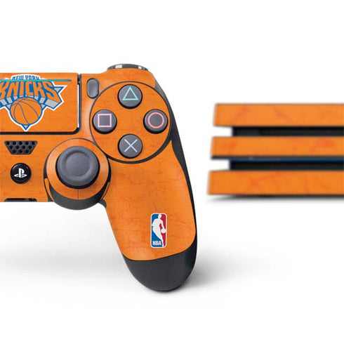NBA New York Knicks Orange Primary Logo PS4 Pro Bundle Skin