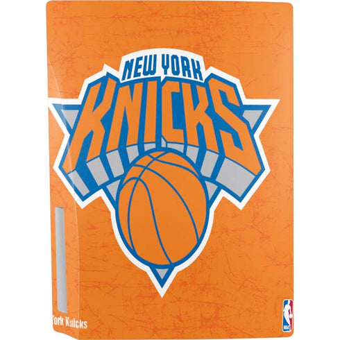 NBA New York Knicks Orange Primary Logo PS5 Console Skin