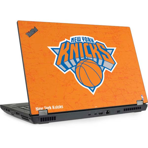 NBA New York Knicks Orange Primary Logo Lenovo ThinkPad Skin