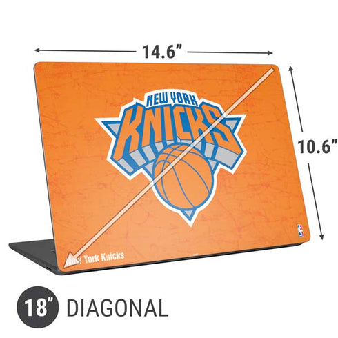 NBA New York Knicks Orange Primary Logo Universal Laptop 18in (14.6 x 10.6in) Skin