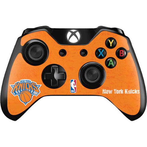 NBA New York Knicks Orange Primary Logo Xbox One Controller Skin