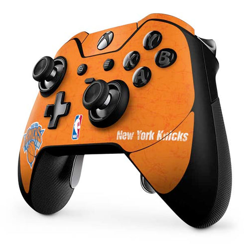 NBA New York Knicks Orange Primary Logo Xbox One Elite Controller Skin