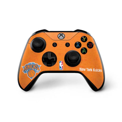 NBA New York Knicks Orange Primary Logo Xbox One X Controller Skin