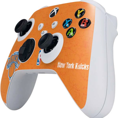 NBA New York Knicks Orange Primary Logo Xbox Series S Controller Skin