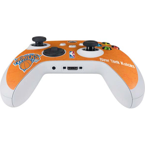 NBA New York Knicks Orange Primary Logo Xbox Series S Controller Skin