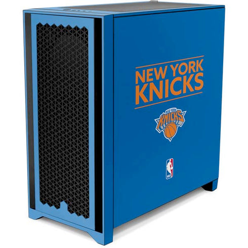NBA New York Knicks Standard - Blue Corsair 4000D Tempered Glass Mid-Tower ATX Case Skin