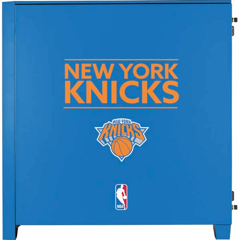NBA New York Knicks Standard - Blue Corsair 4000D Tempered Glass Mid-Tower ATX Case Skin