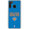 NBA New York Knicks Standard - Blue Galaxy A21 Clear Case