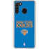 NBA New York Knicks Standard - Blue Galaxy A21 Clear Case