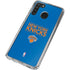 NBA New York Knicks Standard - Blue Galaxy A21 Clear Case