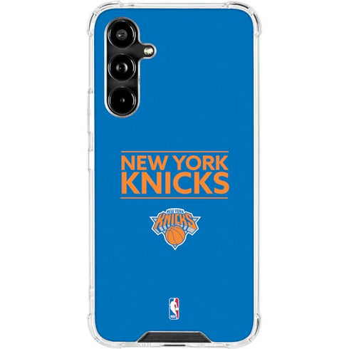 NBA New York Knicks Standard - Blue Galaxy A54 5G Clear Case