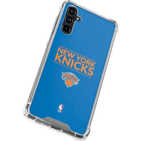 NBA New York Knicks Standard - Blue Galaxy A54 5G Clear Case