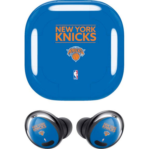NBA New York Knicks Standard - Blue Galaxy Buds Pro Skin