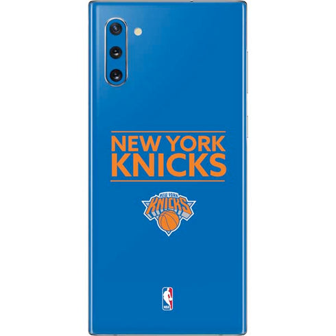 NBA New York Knicks Standard - Blue Galaxy Note 10 Skin