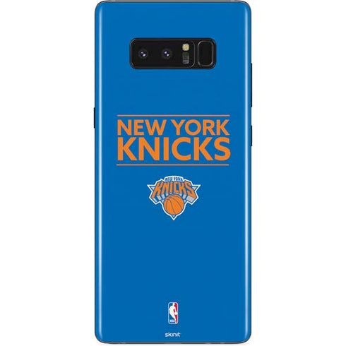 NBA New York Knicks Standard - Blue Galaxy Note 8 Skin