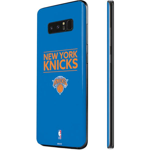 NBA New York Knicks Standard - Blue Galaxy Note 8 Skin