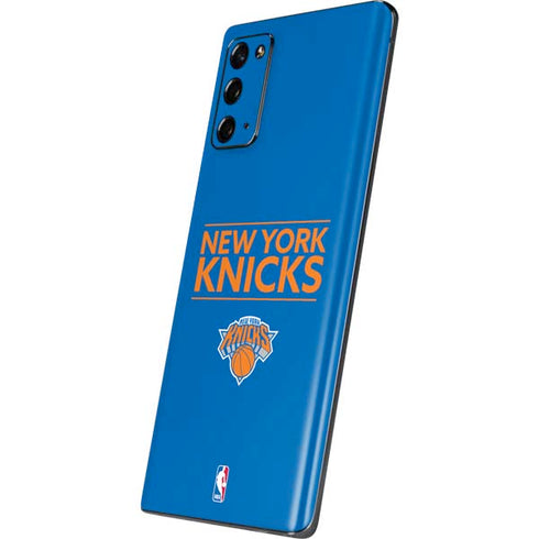 NBA New York Knicks Standard - Blue Galaxy Note20 5G Skin