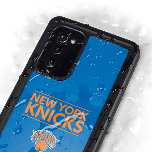 NBA New York Knicks Standard - Blue Galaxy Note20 5G Waterproof Case