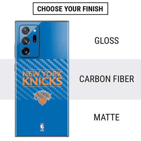 NBA New York Knicks Standard - Blue Galaxy Note20 Ultra 5G Skin