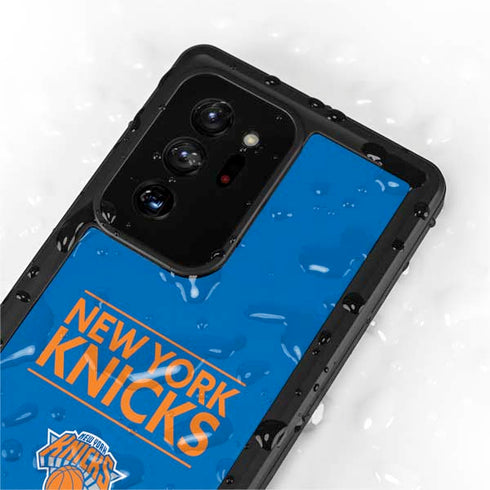NBA New York Knicks Standard - Blue Galaxy Note20 Ultra 5G Waterproof Case