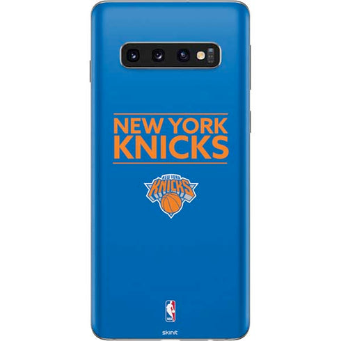 NBA New York Knicks Standard - Blue Galaxy S10 Skin