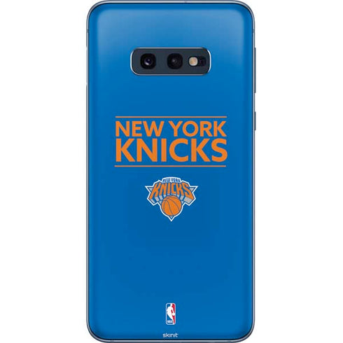 NBA New York Knicks Standard - Blue Galaxy S10e Skin