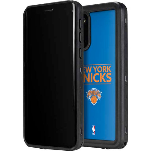 NBA New York Knicks Standard - Blue Galaxy S20 Plus Waterproof Case