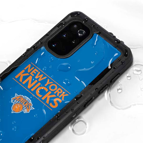 NBA New York Knicks Standard - Blue Galaxy S20 Plus Waterproof Case
