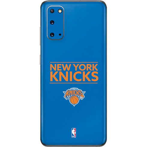 NBA New York Knicks Standard - Blue Galaxy S20 Skin