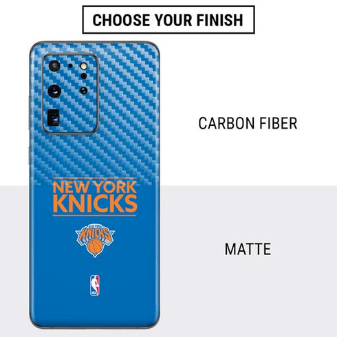 NBA New York Knicks Standard - Blue Galaxy S20 Ultra 5G Skin