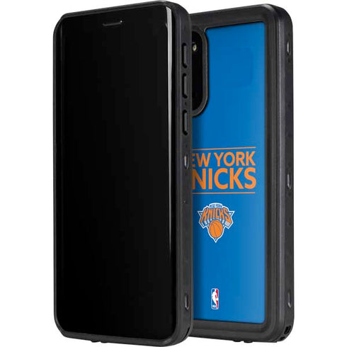 NBA New York Knicks Standard - Blue Galaxy S20 Waterproof Case
