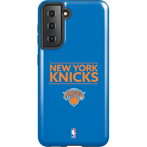 NBA New York Knicks Standard - Blue Galaxy S21 5G Pro Case