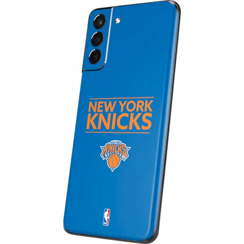 NBA New York Knicks Standard - Blue Galaxy S21 5G Skin