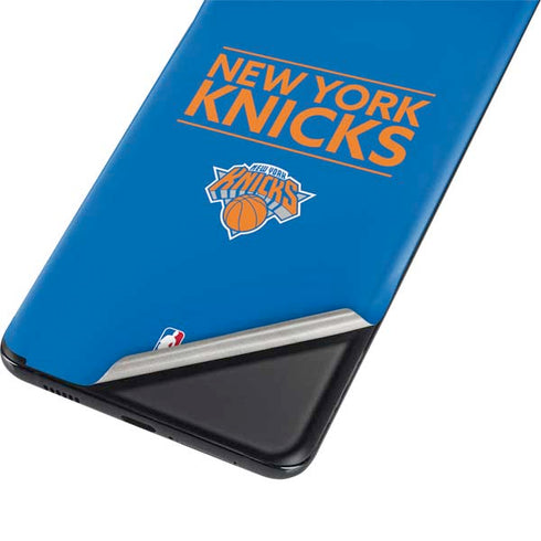 NBA New York Knicks Standard - Blue Galaxy S21 5G Skin