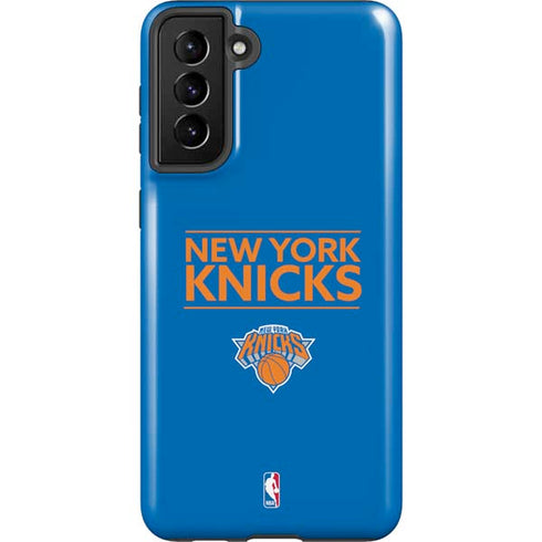 NBA New York Knicks Standard - Blue Galaxy S21 FE Pro Case