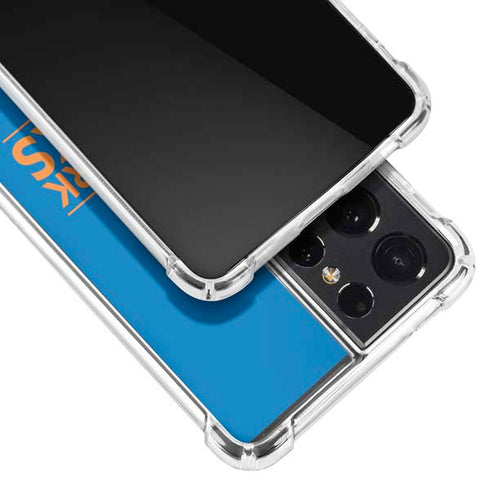 NBA New York Knicks Standard - Blue Galaxy S21 Ultra 5G Clear Case