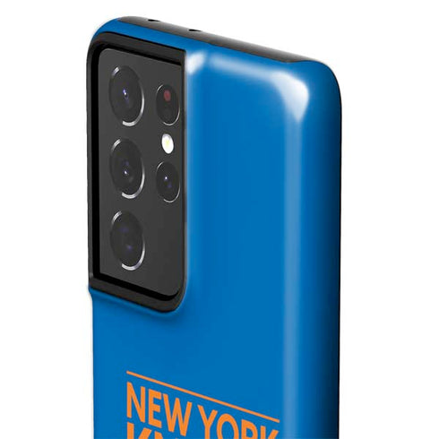 NBA New York Knicks Standard - Blue Galaxy S21 Ultra 5G Pro Case