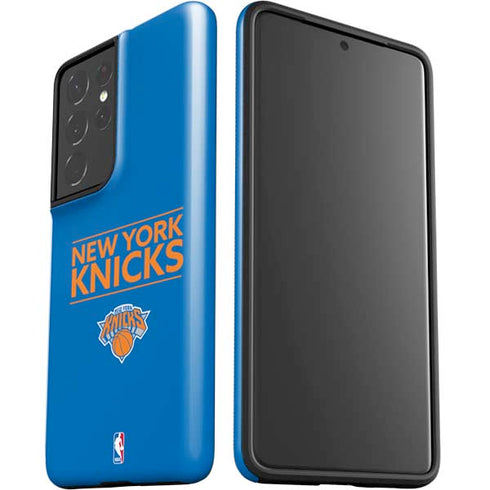 NBA New York Knicks Standard - Blue Galaxy S21 Ultra 5G Pro Case