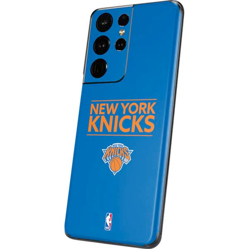 NBA New York Knicks Standard - Blue Galaxy S21 Ultra 5G Skin