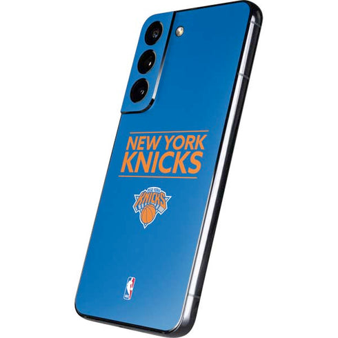 NBA New York Knicks Standard - Blue Galaxy S22 Skin