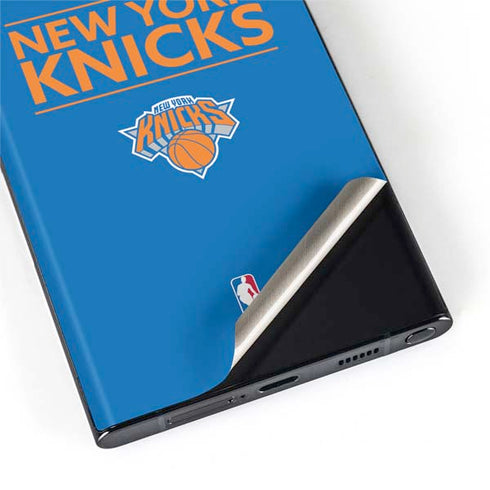 NBA New York Knicks Standard - Blue Galaxy S22 Ultra Skin