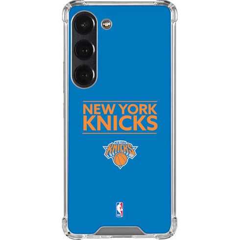 NBA New York Knicks Standard - Blue Galaxy S23 Clear Case
